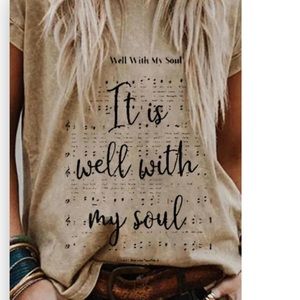 It is well with my soul t shirt